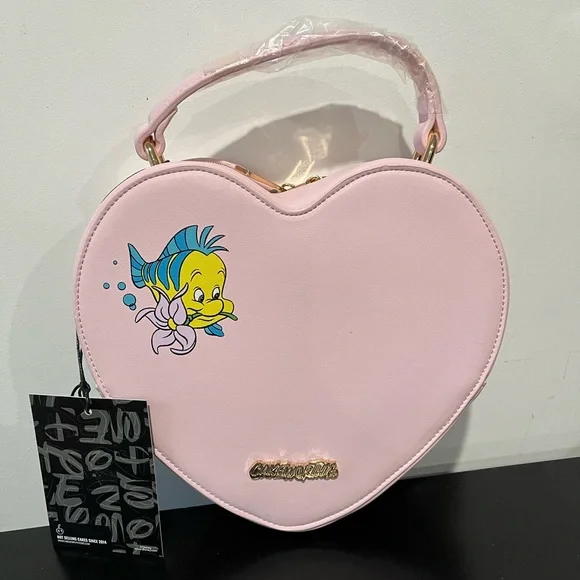 Firm! ***Last One***Cakeworthy x Disney’s Little Mermaid Heart Purse - Picture 5 of 8